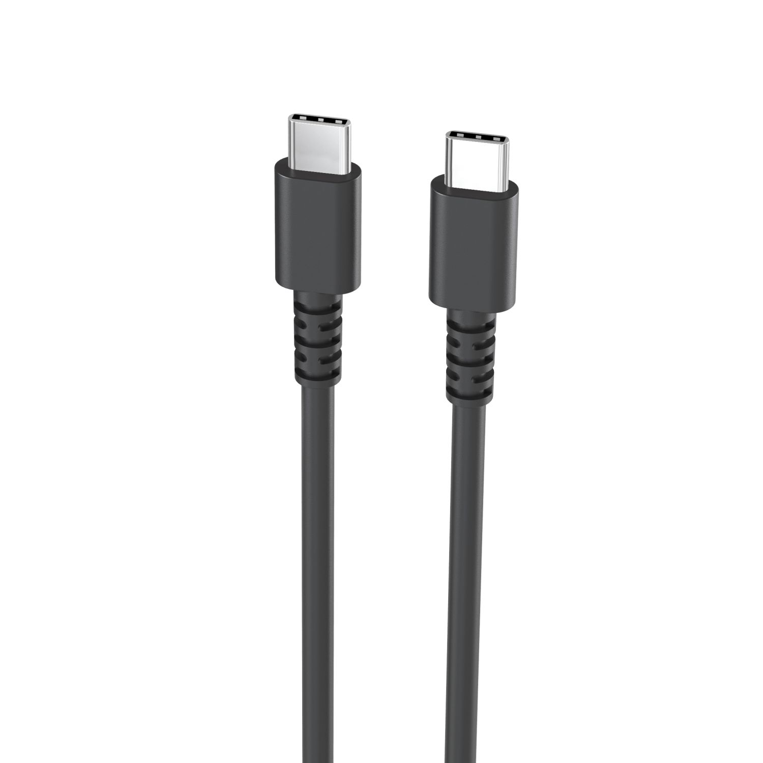 レンジライフ Switch2用コンパクトAC充電器 付属Type-Cケーブル端子アップ